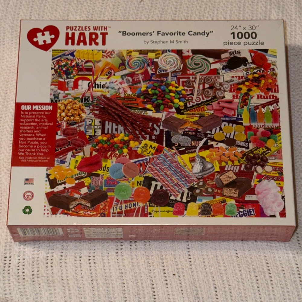 'Boomers' Favorite Candy' 1000 Piece Puzzle - Multicolor